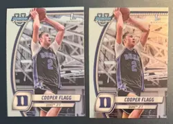 2each 2024-25 Bowman University Chrome Cooper Flagg 1st Prospect Chrome #16 - Image 1