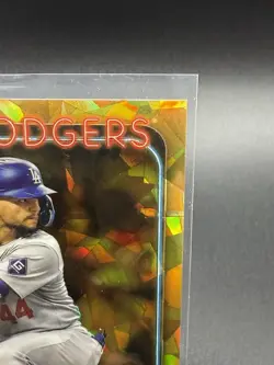 Andy Pages 2024 Topps Chrome Update Sapphire #USCS221 Gold /50 Rookie (RC) - Image 4