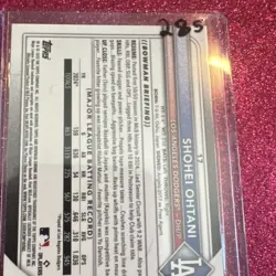 Topps Bowman Chrome 2024 Shohei Ohtani Dodgers Mojo Refractor MLB #17 - Image 2
