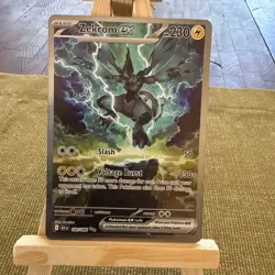 Zekrom EX 166/086 SV: Black Bolt 230 HP Rare Holo Pokemon TCG Card - Image 1