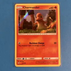 Pokemon Card Charmander 4/18 Holo Detective Pikachu 2019 - Image 1