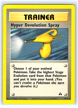 Hyper Devolution Spray 73/75 Neo Discovery NM or LP Pokemon Card - Image 1