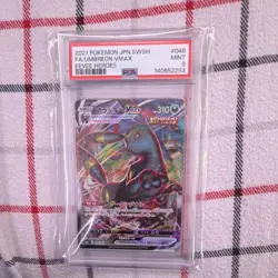 Pokemon TCG 3 Cards Umbreon VMAX Charizard VMAX Mew VMAX Japanese Graded - Image 2