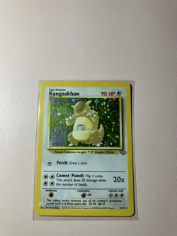 Pokemon TCG Jungle Holo Card Kangaskhan, 5/64, Unlimited Rare, Vintage 1999 HP - Image 1