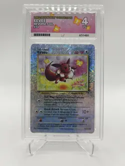 Pokemon Legendary Collection Reverse Holo Eevee Card 74/110 ACE VG 4 POP 1! - Image 1