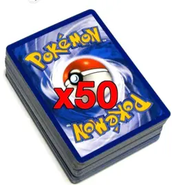 50x Pokemon Card Bundle TCG Rare Holo 100% Genuine Pokemon Cards Collection - Image 1