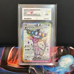 Pokemon TCG Espeon EX Prismatic Premium Collection Promo Card 175 Ace 9 Graded - Image 1