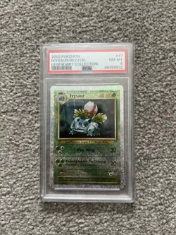 Pokemon TCG Ivysaur Legendary Collection Reverse Holo Card 47/110 PSA 8 NM MT - Image 2