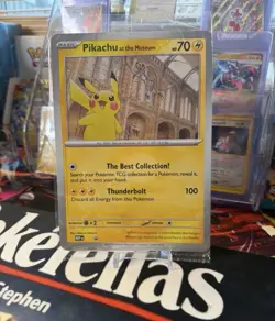 Pokemon Pikachu TCG Jumbo Card At The Museum Collection - Image 1