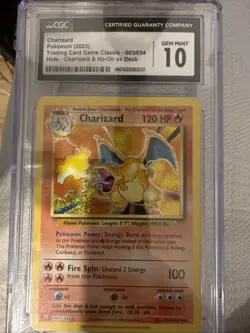 CGC 10 Gem Mint Charizard 4/102 Celebrations Classic Collection Pokemon Card - Image 1
