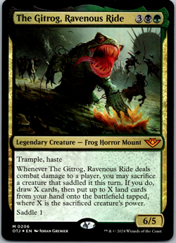 The Gitrog, Ravenous Ride Promo Pack: Outlaws of Thunder Junction NM Foil - Image 1