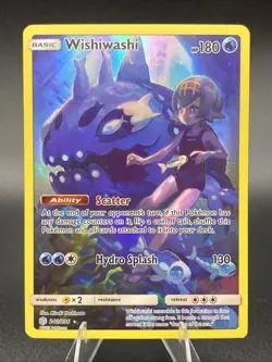 Pokemon TCG SM - Cosmic Eclipse #240/236 Wishiwashi (Secret) NM - Image 1