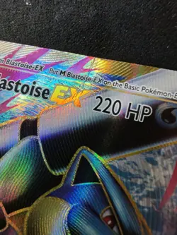 Pokemon Mega Blastoise EX 102/108 Evolutions Ultra Rare Full Art Holo 220 HP - Image 3