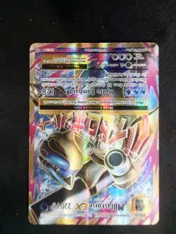 Pokemon Mega Blastoise EX 102/108 Evolutions Ultra Rare Full Art Holo 220 HP - Image 4