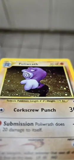 Pokemon - Poliwrath - 9/75 - Neo Discovery - Holo - Image 5