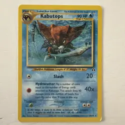 Pokemon TCG Neo Discovery Kabutops 25/75 Non Holo LP - Image 1