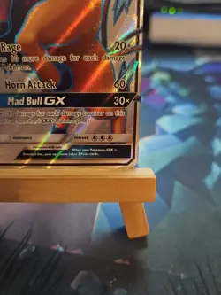 Pokemon TCG Tauros GX 144/149 Sun & Moon Base Set Full Art Ultra Rare Holo NM - Image 4