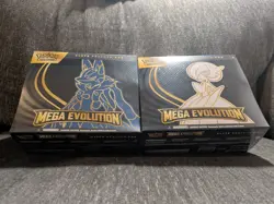 Pokemon TCG Mega Evolution ETB Box Set Sealed (2) One of each Art, 18 packs - Image 1