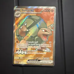 Pokemon Golem ex 189/165 Scarlet & Violet 151 Ultra Rare Holo 330HP English - Image 1
