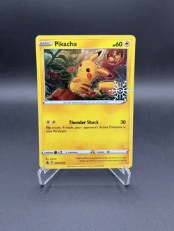 Pokemon Pikachu SWSH153 - Holiday Calendar Snowflake Stamped Promo 2022 - NM - Image 1