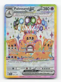 Pokemon TCG - Palossand ex 221/191 Near Mint Ultra Rare Surging Sparks - Image 1