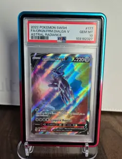 Pokemon TCG Origin Forme Dialga v 177/189 Astral Radiance Alt Art PSA 10 - Image 1