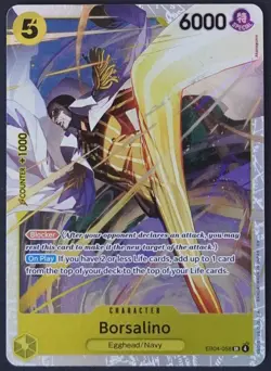 Borsalino - EB04-058 - SR - Adventure on Kami's Island - One Piece Card - Image 1