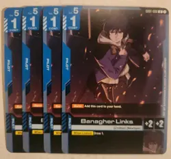 Banagher Links GD01-088 - Playset (x4) - Gundam Card Game - English - Image 1
