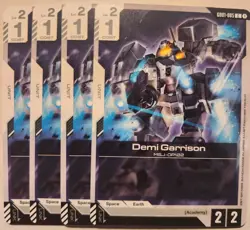 Demi Garrison GD01-085 - Playset (x4) - Gundam Card Game - English - Image 1