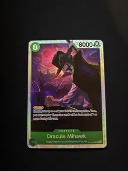 Dracule Mihawk OP12-030 SR Legacy of the Master One Piece Card Game(Light play) - Image 1