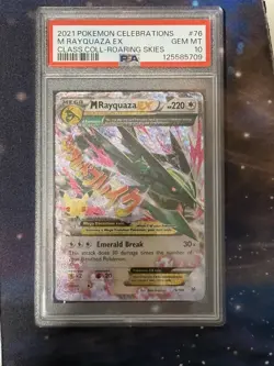 PSA 10 M Rayquaza Ex 76/108 Celebrations Classic Collection Holo Pokemon TCG - Image 1