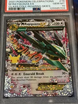 PSA 10 M Rayquaza Ex 76/108 Celebrations Classic Collection Holo Pokemon TCG - Image 2
