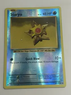 Staryu 30/108 REVERSE HOLO - XY Evolutions Pokemon Card NM (Lightly Played) - Image 1