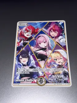 Anime Nyc 2025 Hololive Official Card Game Promo White Cheer World Tour - Image 1