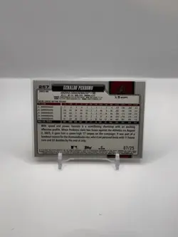 2026 Topps Series 1 - Geraldo Perdomo #257 - Orange Foil /25 - Image 2