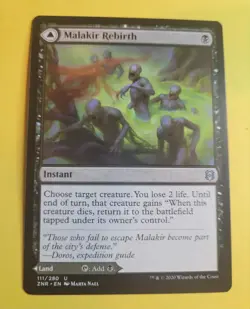 Magic The Gathering MTG Zendikar Rising ZNR 2020 #111 Malakir Rebirth NM x1 LOT1 - Image 1