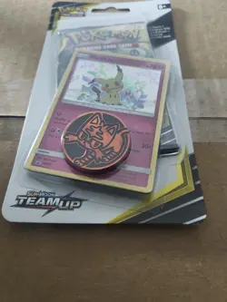 Pokemon Sun Moon Team Up Gengar Artwork with Mimikyu Promo Blister Pack - Image 3