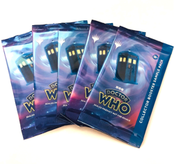 5 Packs of MTG Doctor Who Collector Booster Sample Dr BBC Magic The Gathering - Image 1