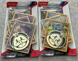 Pokemon SCARLET & VIOLET Premium Checklane Blister GENGAR AND MACHAMP NEW FAST🚚 - Image 1