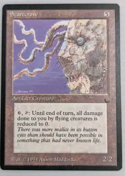 Scarecrow The Dark NM Artifact Uncommon MAGIC THE GATHERING MTG CARD - Mint - Image 1