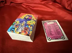 1991 X-Men - Complete 90 Comic Trading Card Set - Jim Lee - Marvel Enterprises - Image 1