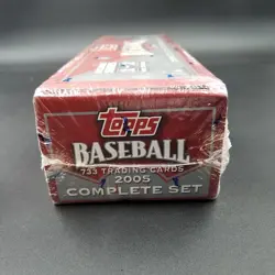 2005 Topps Baseball Complete Factory Sealed Set 1-733 Ser. 1 & 2 + 1st Year Pack - Image 4
