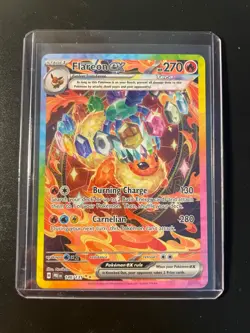 Pokemon TCG Prismatic Evolutions Flareon EX Special Illustration Card 146/131 NM - Image 3