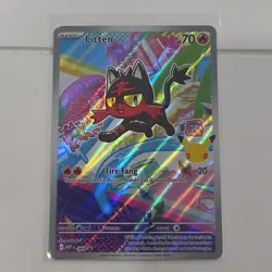 Pokemon first partner 2026 Holo Rowlet Litten Popplio MEP Card Lot 3 - Image 5