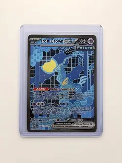 Pokemon TCG Iron Crown EX Prismatic Evolutions Special Rare Card - Image 1