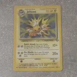 Pokemon TCG Jolteon 4/64 Holo Rare 1999 Wizards Stage 1 - Image 1