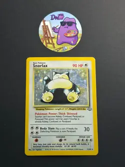 Pokemon TCG Snorlax 11/64 - English Jungle Holo Card LP/MP - Image 1