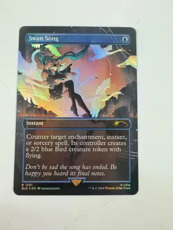 SWAN SONG MAGIC THE GATHERING MTG SECRET LAIR HATSUNE MIKU FOIL - Image 1