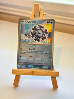 Pokemon Cryogonal 027/086 (Master Ball Pattern) Sv: Black Bolt Reverse Holo NM+ - Image 1