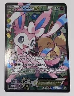 Pokemon Sylveon EX Full Art Ultra Rare Holo RC32/RC32 Generations - Image 1